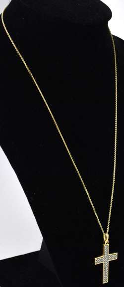 Vermeil Cross Necklace