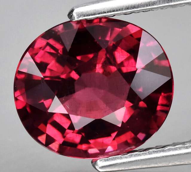 Ravishing 1.69ct rich red violet Rhodolite Garnet