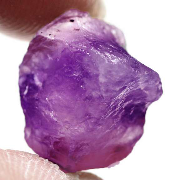 Large 15.24ct untreated uncut Amethyst