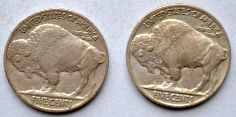 1935 1936 Unc Buffalo Nickels