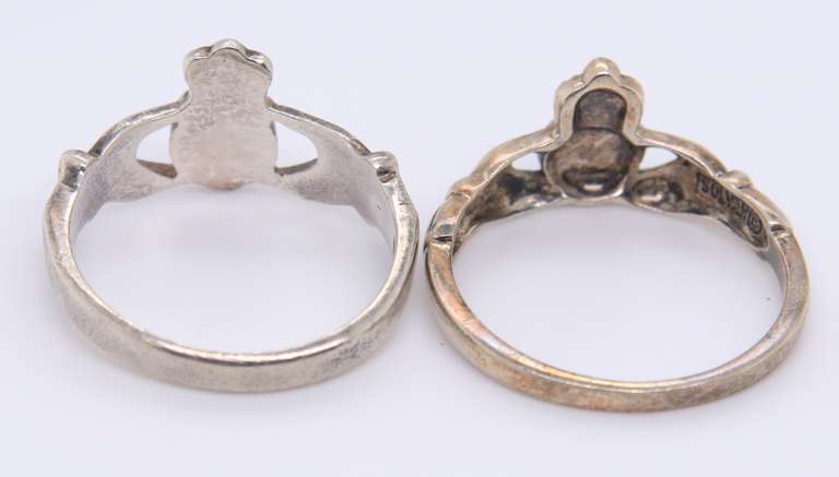 Vintage Lot of 2 Sterling Silver Rings