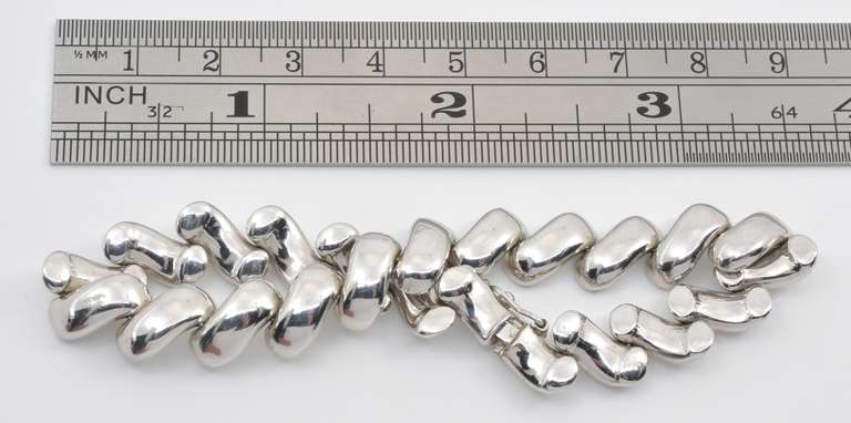 Popular 14k White Gold San Marco Bracelet
