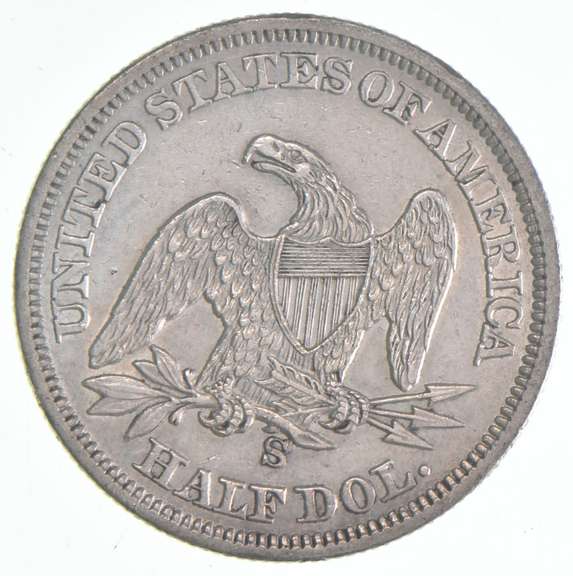 1858-S Seated Liberty Half Dollar