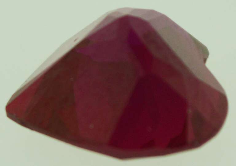 3.99ct Weight Heart Shape Ruby