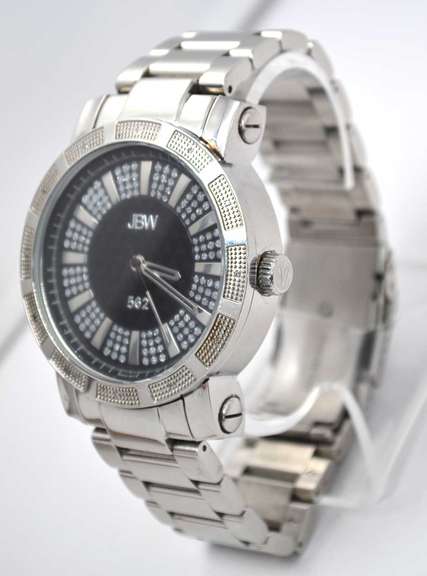 JBW Black And Diamond Dial, Watch, Pre-Owned.