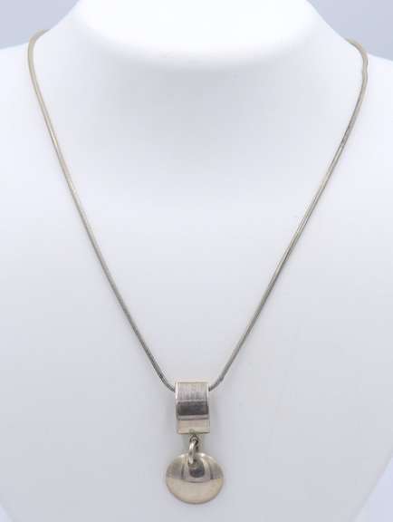 Vintage Sterling Silver Pendant on Chain