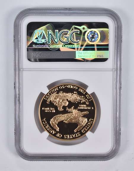PF70 UCAM 1990-W $50 American Gold Eagle 1 Oz. .999 Fine Gold NGC