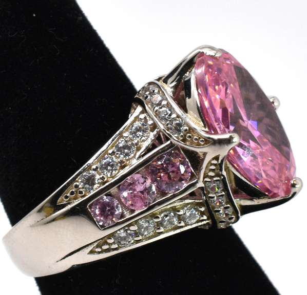 Pink Crystal Ring