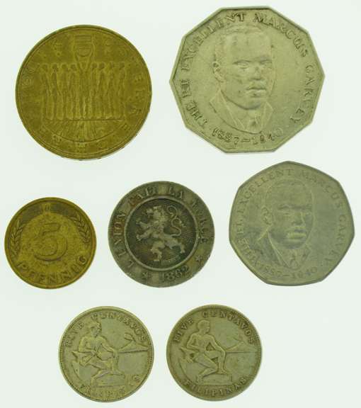 1900's Lot of Six Collectibles World Coins