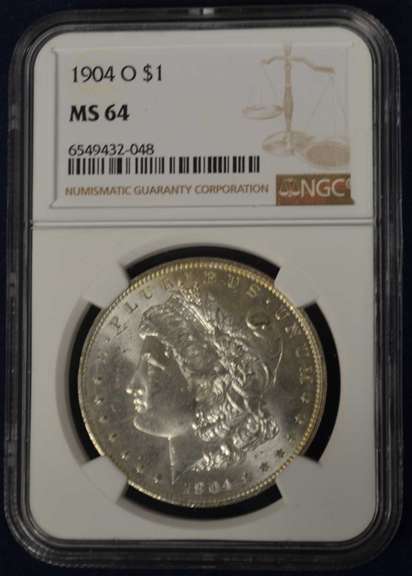 1904-O Morgan Silver Dollar NGC MS64