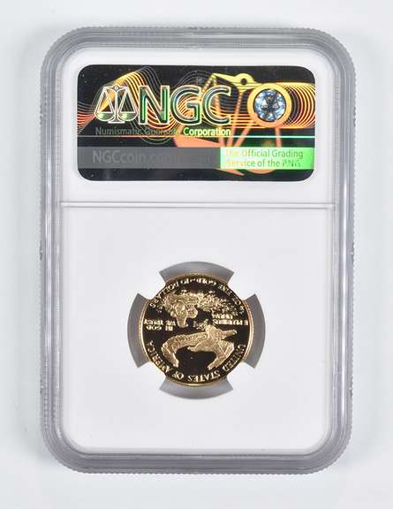 PF70 UCAM 1989-P $10 American Gold Eagle 1/4 Oz. .999 Fine Gold NGC