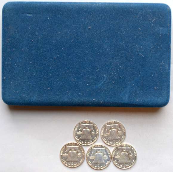 Ben Franklin Half Dollar Collection 1959-63