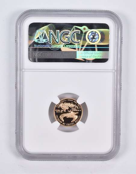 PF70 UCAM 1995-W $5 American Gold Eagle 1/10 Oz. .999 Fine Gold NGC
