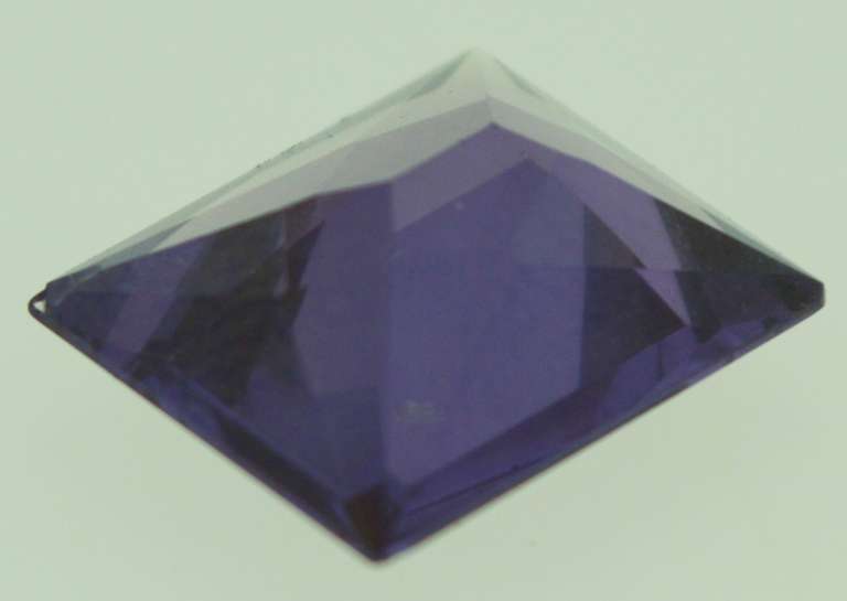 6.6ct Emerald Cut Purple Sapphire Loose Stone