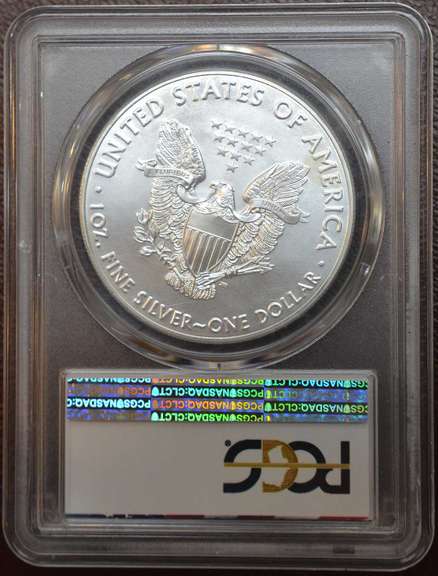 PCGS MS70 First Strike American Silver Eagle.