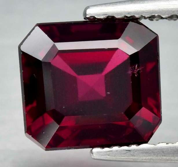 Ravishing 1.94ct rich violet red Rhodolite Garnet