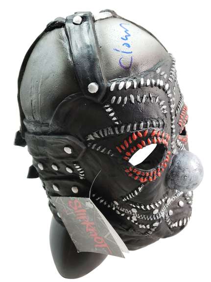 Slipknot Clown Autographed Signed Mask Shawn Crahan ACOA