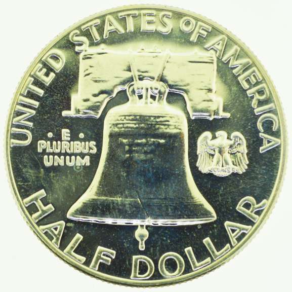 1961 Benjamin Franklin Half Dollar 50C US Coin