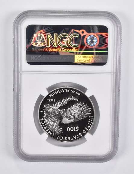 PF70 UCAM 2021-W $100 American Platinum Eagle 1 Oz Everhart NGC