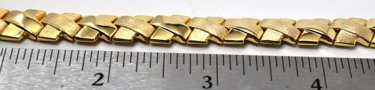 Vermeil Bracelet With X's