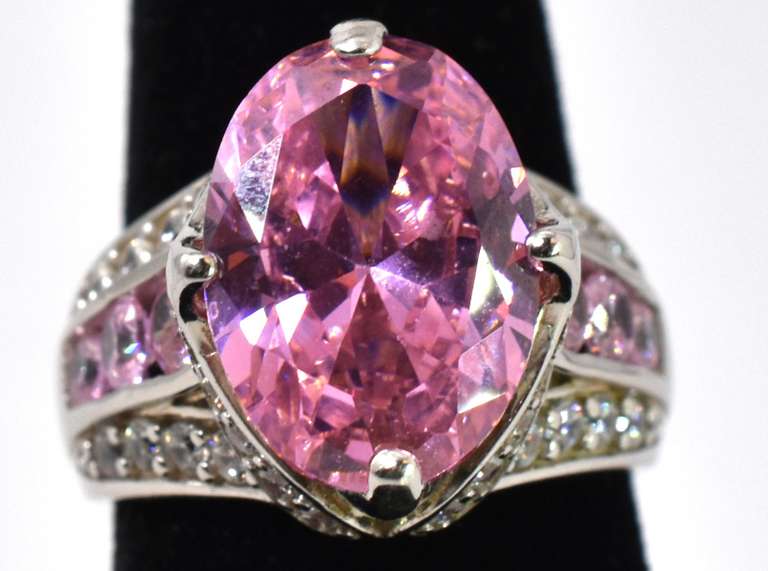 Pink Crystal Ring