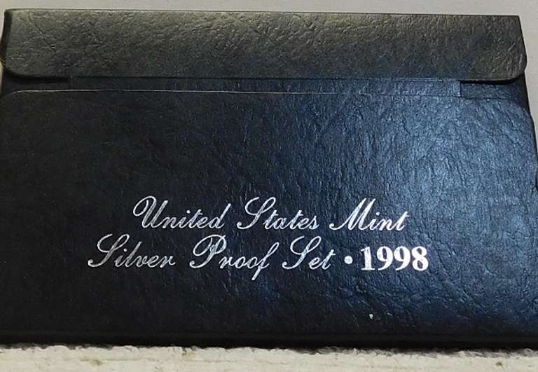 1998 Silver PROOF Set 90% OGP