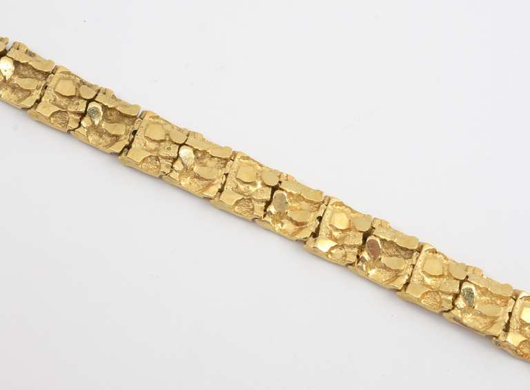 Popular 14k nugget Bracelet