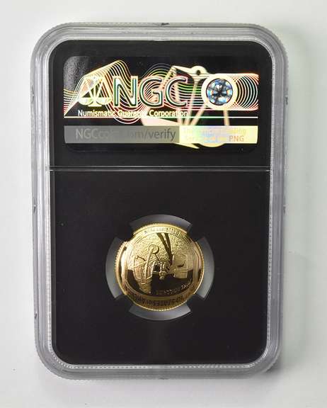 PF70 UCAM 2019-W $5 Apollo 11 Commemorative - 1st Day Of Issue - NGC