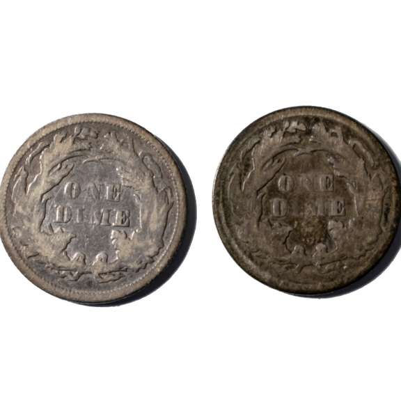 1873 1873 Closed 3 Seated Dimes
