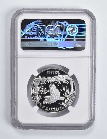 PF70 UCAM 1999-W $100 American 1 Oz. .999 Fine Platinum Eagle NGC