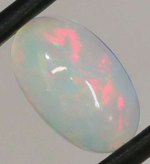Chaff patterned 1.08ct frosty white Jelly Opal