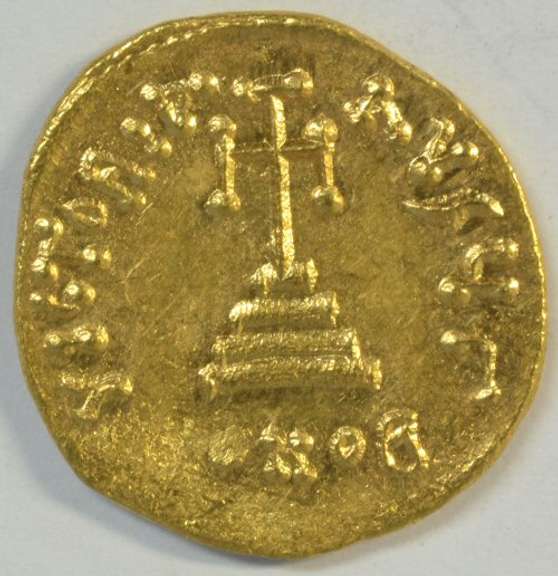 Mint Byzantine Gold Solidus of Constans II, 641-668 AD