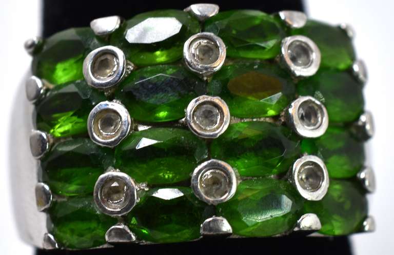 Sterling Silver Peridot Ring