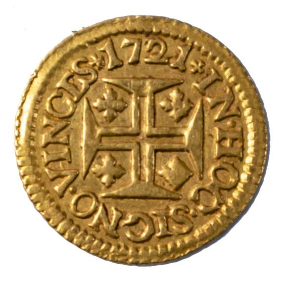 1721 Portugal Gold 400 Reis