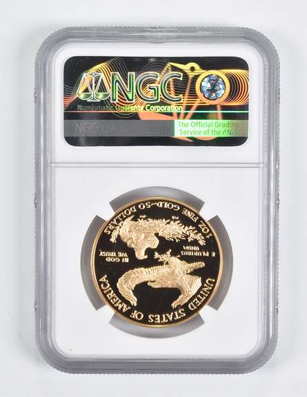 PF70 UCAM 1995-W $50 American Gold Eagle 1 Oz. .999 Fine Gold NGC