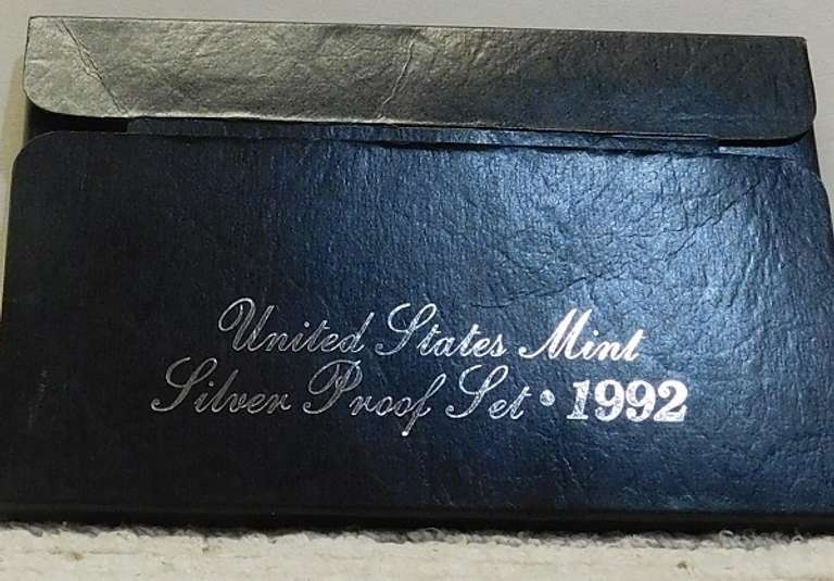 1992 Silver PROOF Set 90% OGP