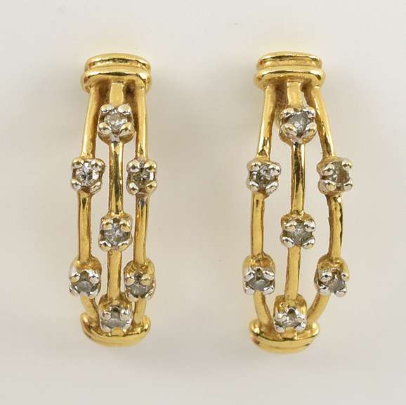 Useful Diamond Cluster Earrings