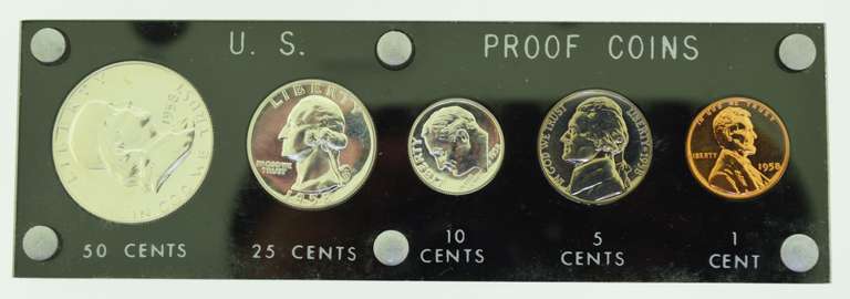 1958 US Silver Proof Set in Capital Plastics Holder
