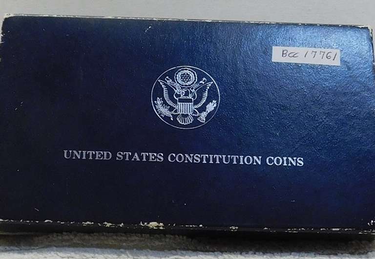 1987 Constitution PRF Silver Dollar