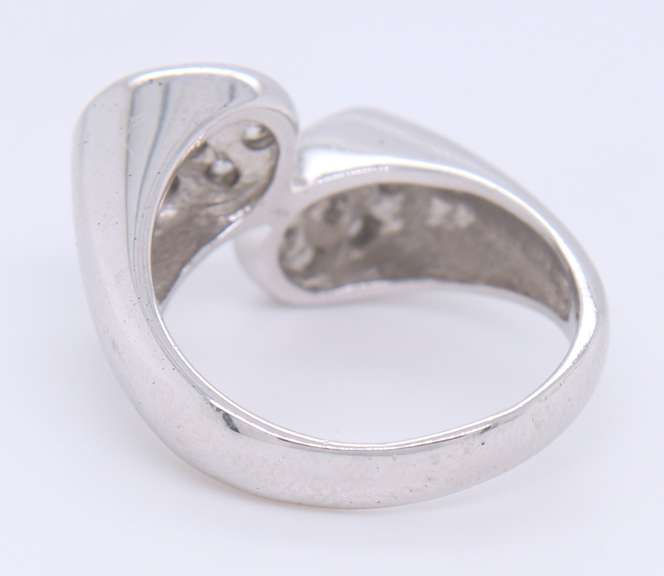 Sterling Silver Cubic Zirconia Ring and Earrings