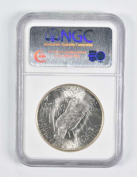 MS63 1922-S Peace Silver Dollar NGC