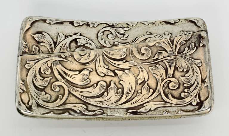 Distinguished Match Safe in Sterling Silver