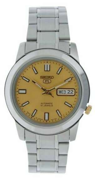 Seiko Gold Dial Automatic, New In Box.