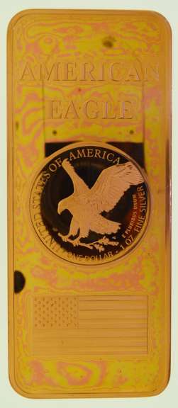 Walking Liberty Eagle 1 Lb Troy Ounce .999 Fine Copper Bar