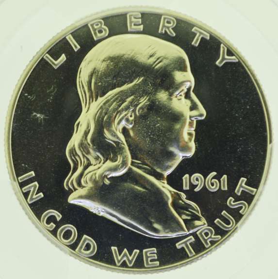 1961 Benjamin Franklin Half Dollar PCGS PR67 50C US Coin