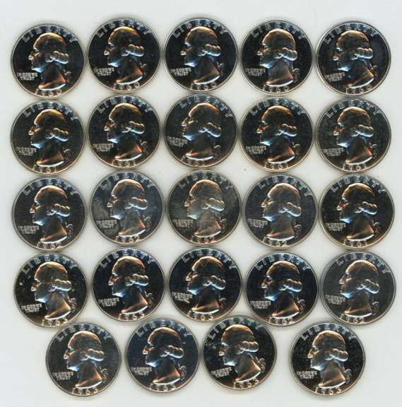 24 Choice to Gem Proof Silver Washington Quarters 1960-63