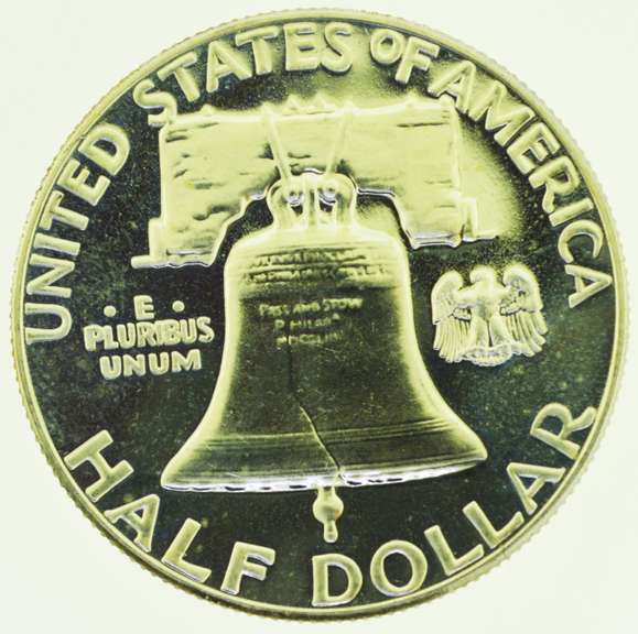 1961 Benjamin Franklin Half Dollar 50C US Coin