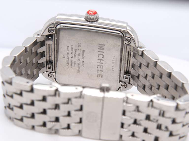 Michele Milou Diamond Quartz Watch