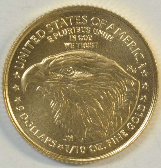 Pristine Superb Gem BU 2021 Type II $1 American Gold Eagle