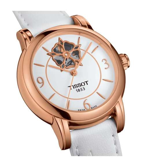 Tissot White Flower Dial Automatic, New In Box.